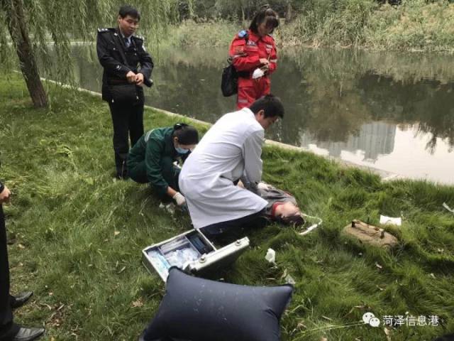 菏泽一女子溺水身亡!位置在人民路华瑞大酒店附近洙水河中