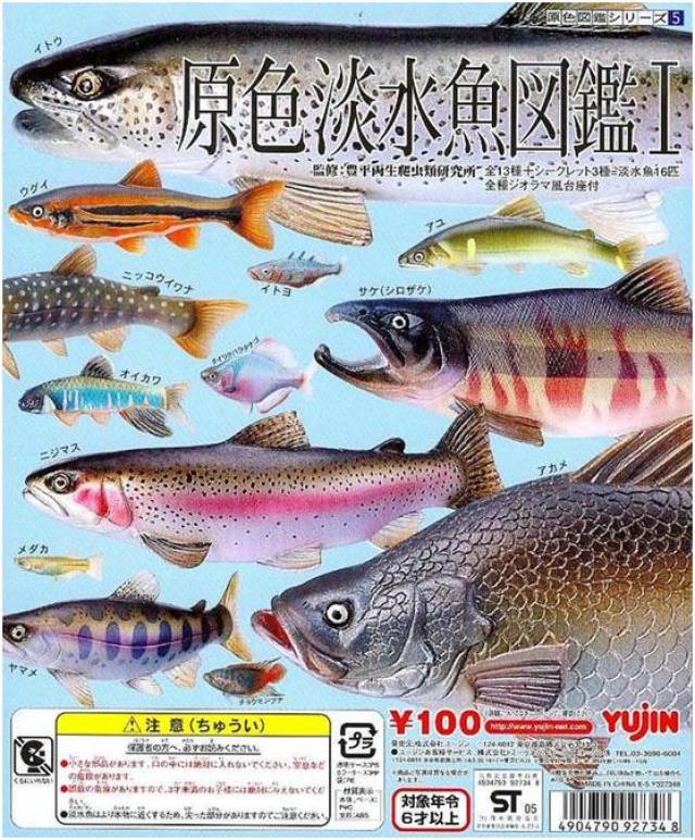 海洋生物微信说（16）| Yujin原色淡水鱼图鉴Ⅰ（下）_手机搜狐网