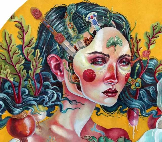 绘画|这位画家在画中展现她内心的疯狂!