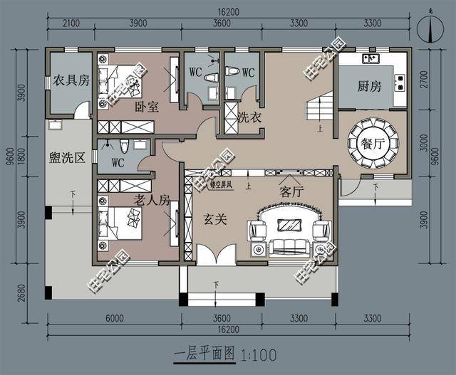 农村婆婆自建房,城市儿媳来帮忙,16x10米二层别墅,含平面图