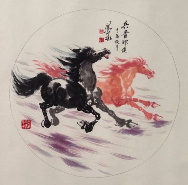 墨龙画马,墨龙画,墨龙大画_大山谷图库