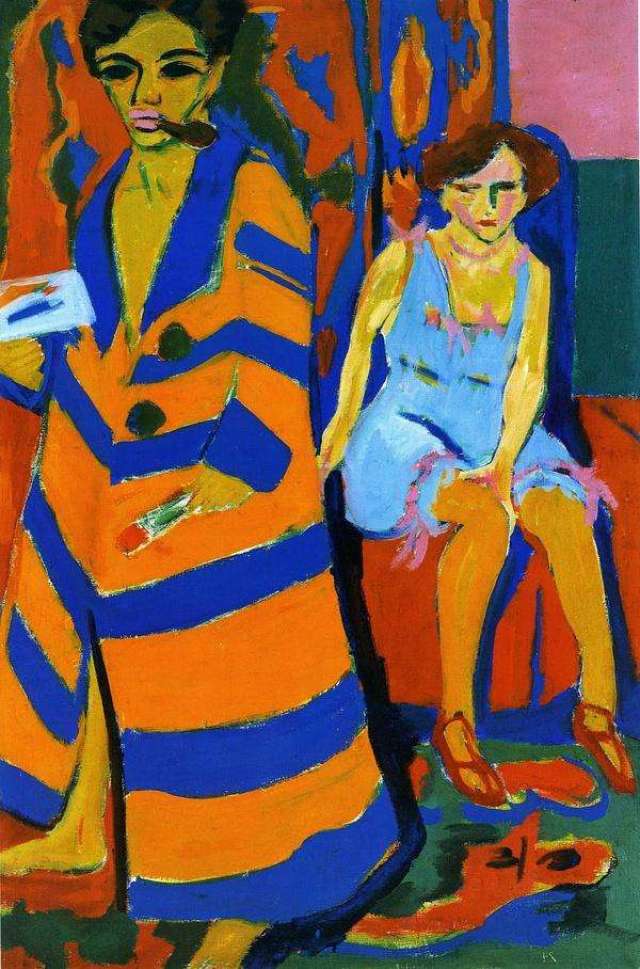 国外大师基希纳油画作品欣赏