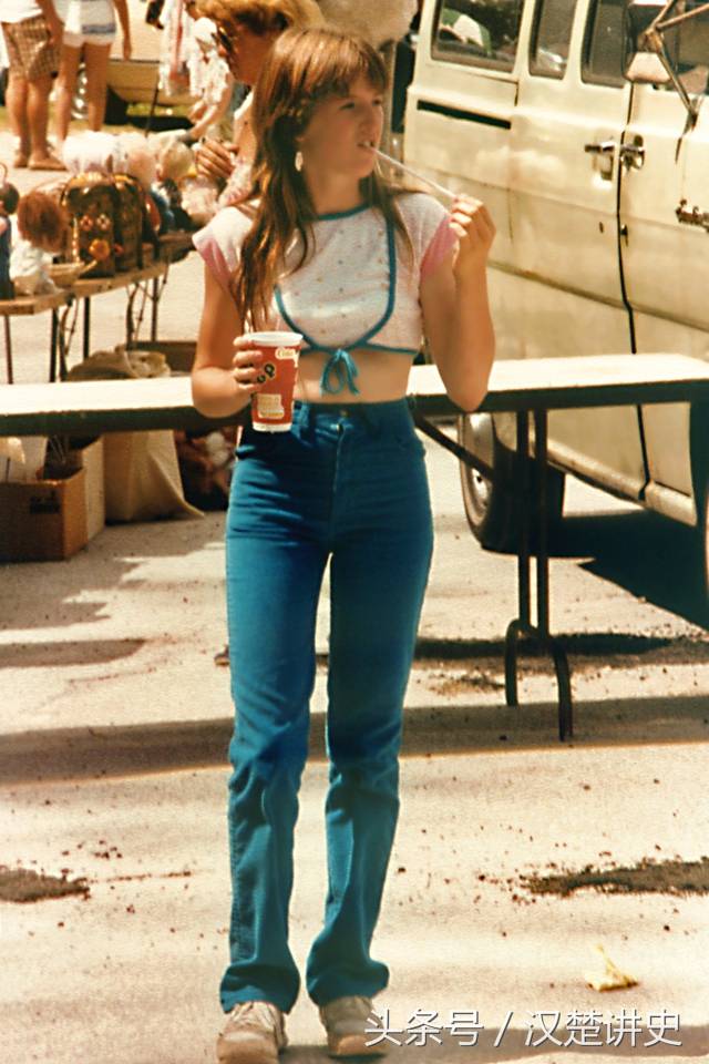 老照片:80年代的美国少女
