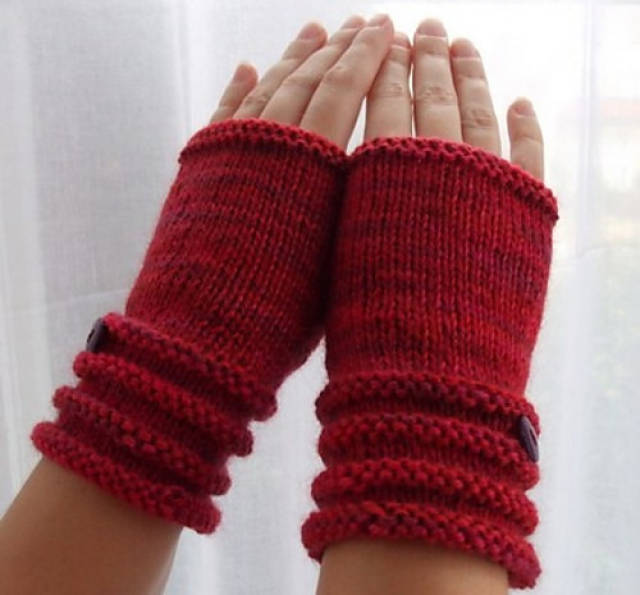 教你织好看易学的毛线手套,让你双手暖的美美的!_手机搜狐网