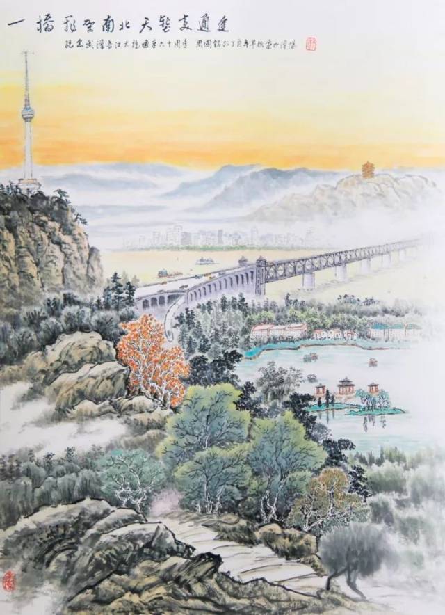 【庆祝武汉长江大桥通车60周年】桥工书画展开展