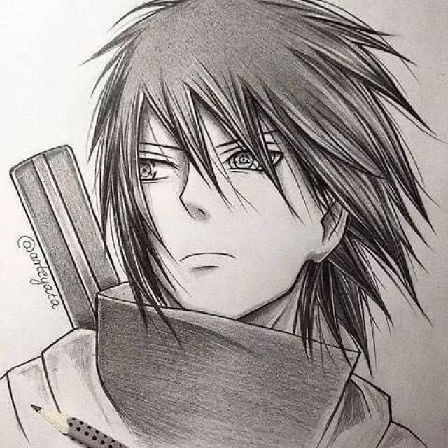 即使火影忍者里的角色不上色也一样这么好看!