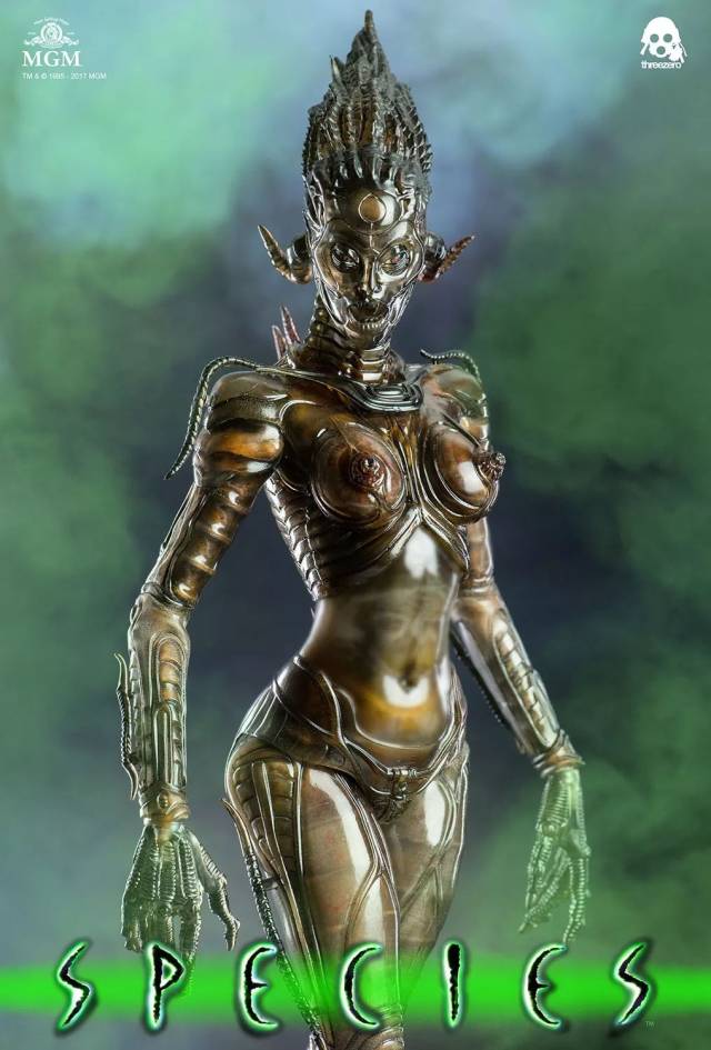 新品预定 3a threezero 1/6 异种 1995 species sil 可动人偶