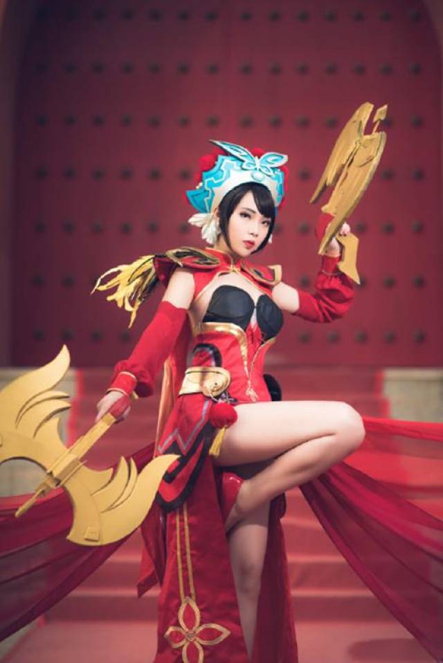 cos王者荣耀虞姬霸王别姬:超好看