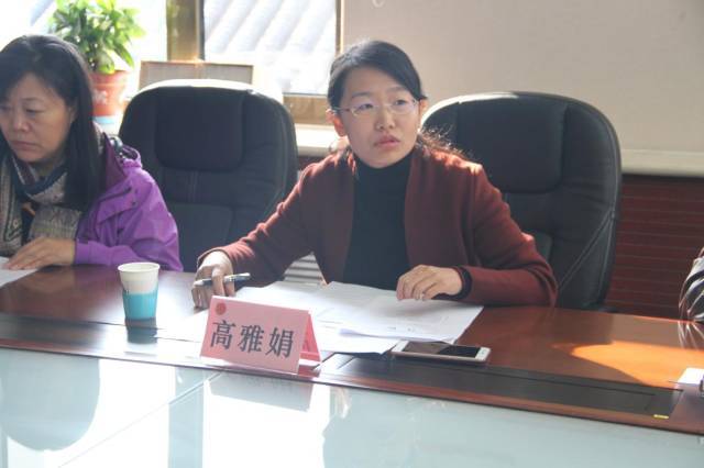 高雅娟作最后发言 最后,高雅娟代表区未委会感谢各单位在被害人小丽