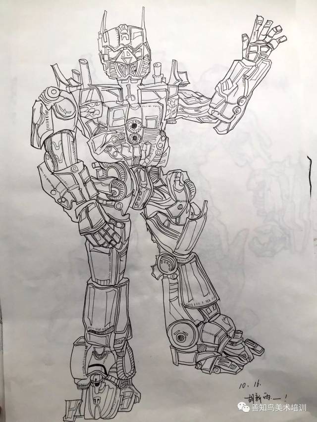 善知鸟小伙伴绘画作品展--《变形金刚》系列