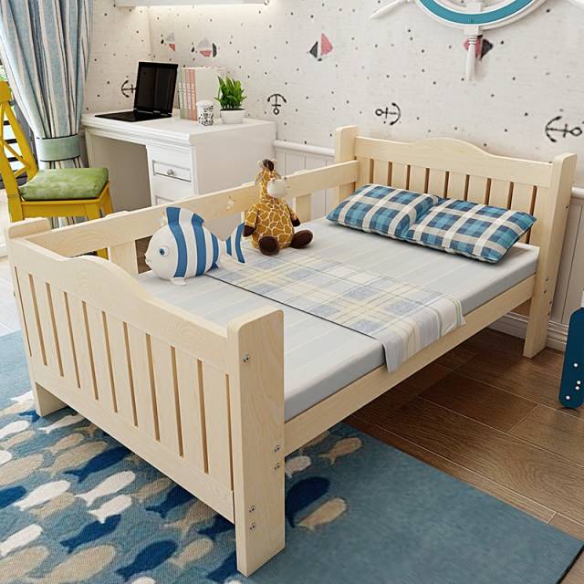 3-5岁的孩子分房睡别着急!先分床再分房,拼接款儿童床更实用