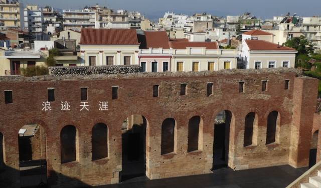 古希腊遗址登高望远 竟然维我一人见证欧洲文