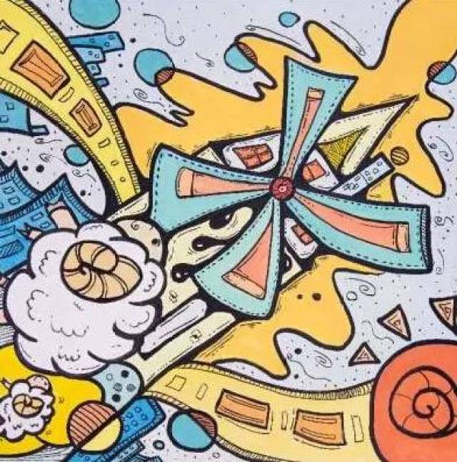 美术高考创意色彩素材(校考色彩装饰画)