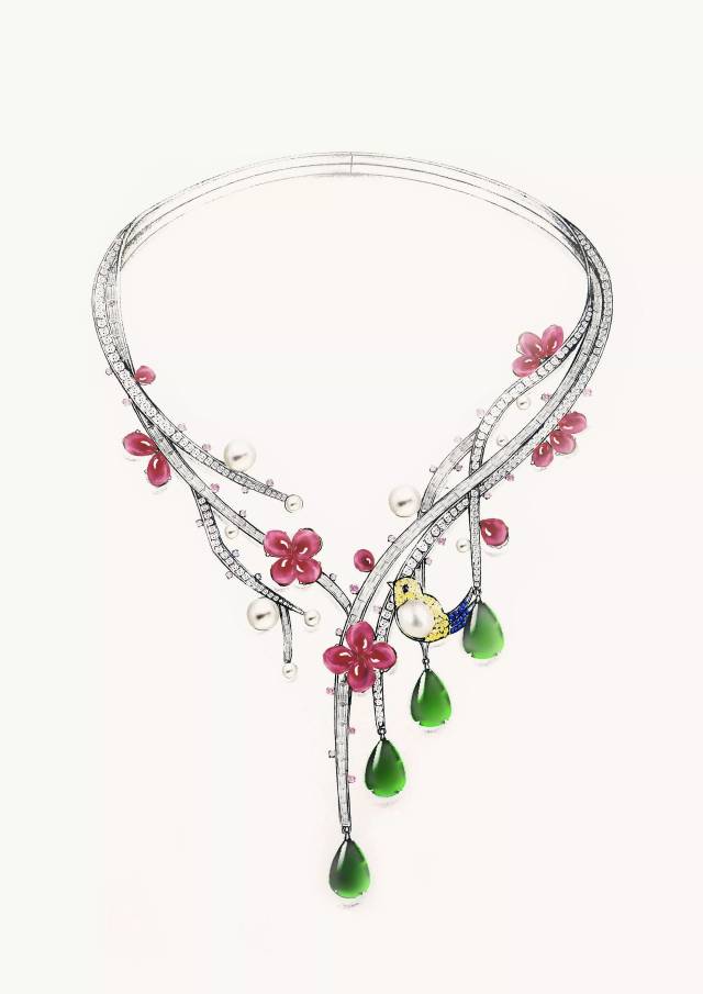 配饰手绘 |《咏梅》