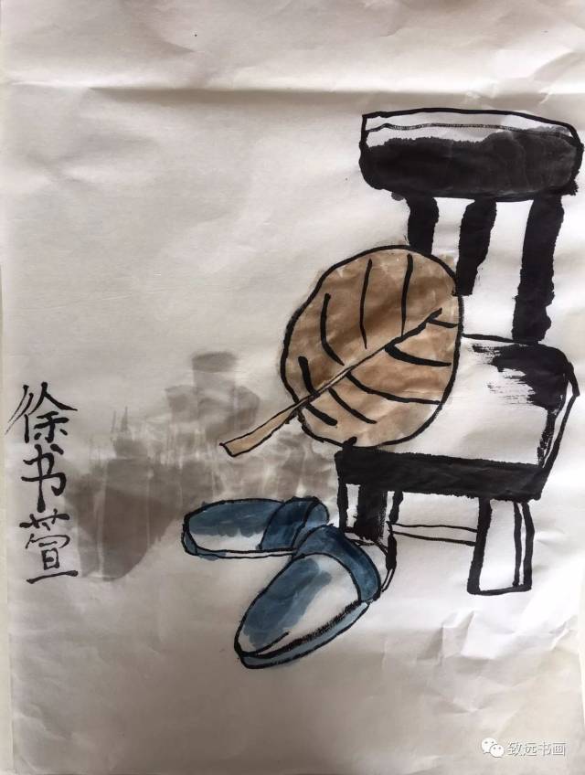 第四周国画班优秀作品选