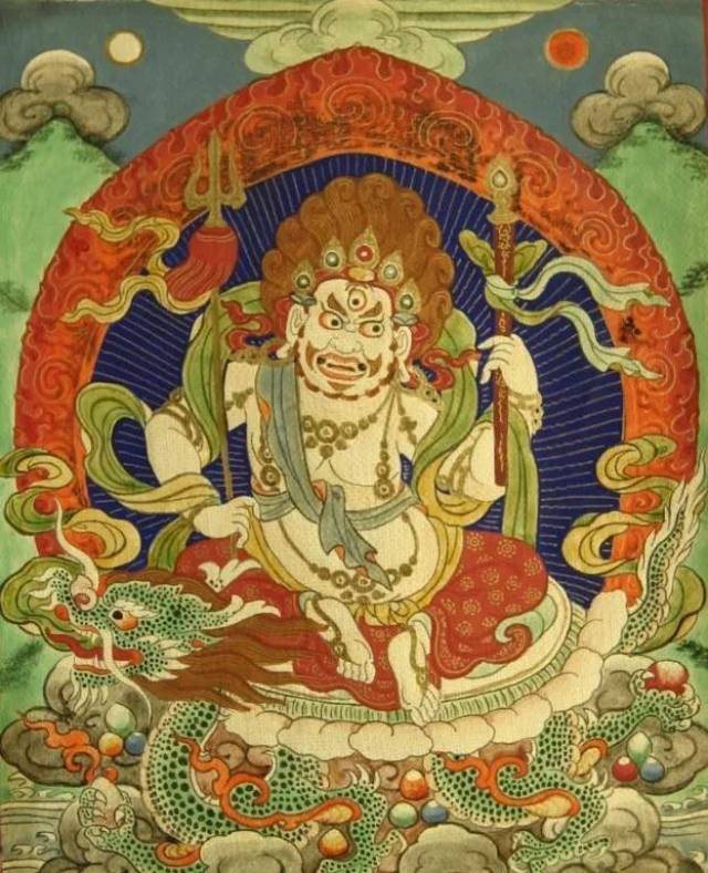 唐卡| 富饶自在的财神爷