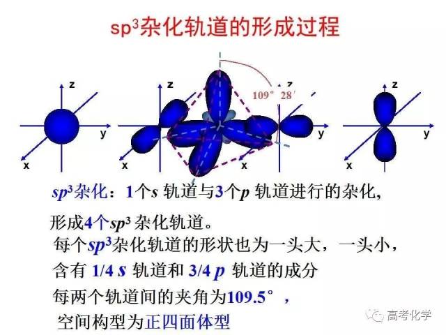 碳原子sp2杂化示意图图片