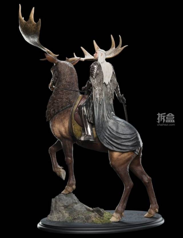 weta《霍比特人》骑鹿的瑟兰迪尔 thranduil on elk 1:6雕像