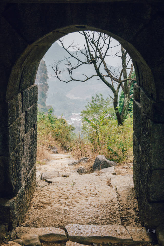 阳朔葡萄镇古石城图片