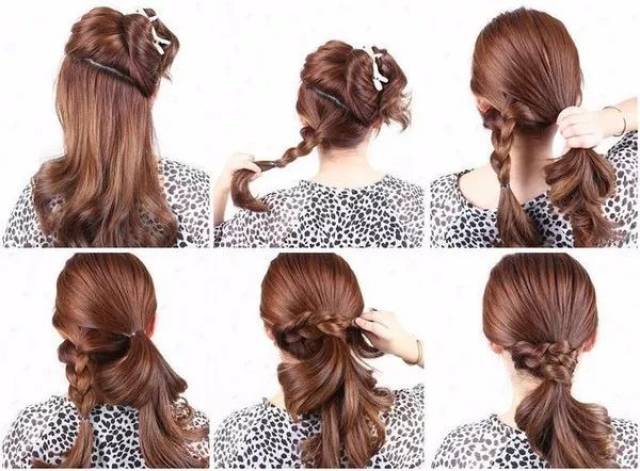 6种头发扎法,让你每天上班不重样!