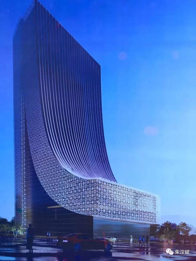 今天汕尾第一高楼特区建发61东部大厦动工建设据称投资9亿元楼高