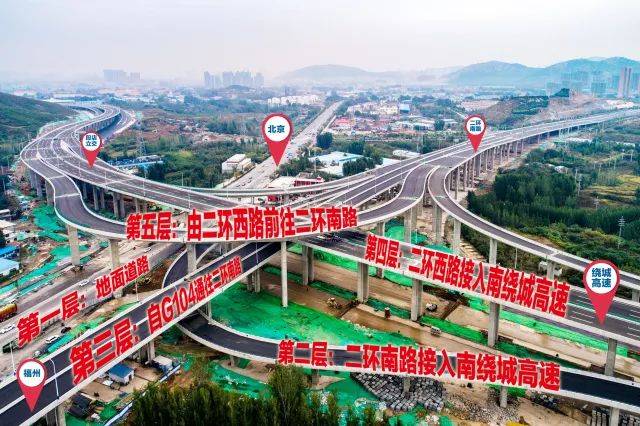 济南工业北,二环西南延高架路今晚试通车!东北到西南最快30分钟