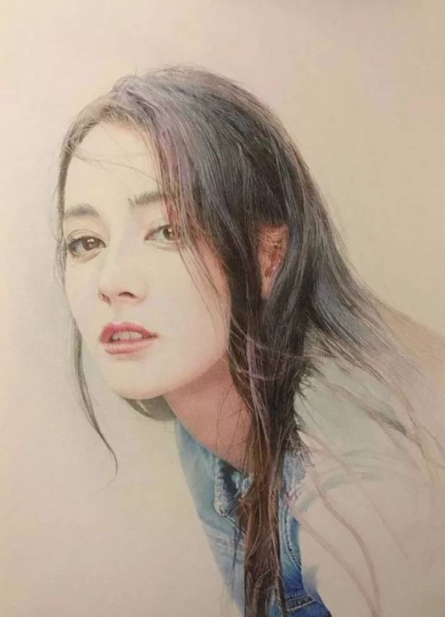 彩铅明星,教你画迪丽热巴