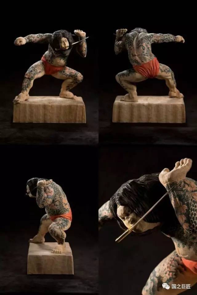 狂热刺青！日本木雕艺术家Takeshi Haguri_搜狐网