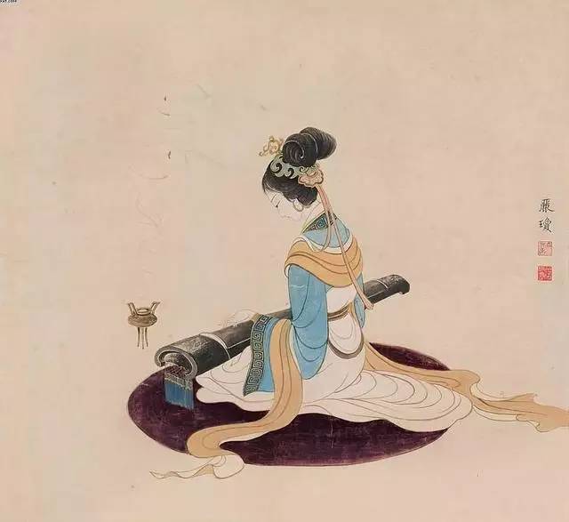 古琴· 仕女
