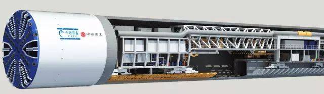 中國造最大直徑15.03米泥水平衡盾構機下線