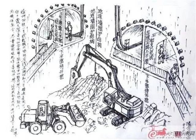 80岁隧道专家手绘徐州地铁施工图
