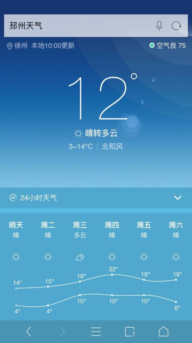 邳州最新天气预报