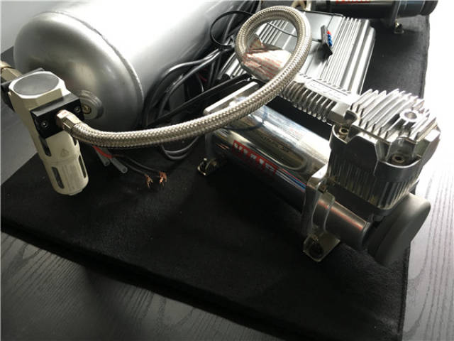 气动避震论坛李洋分享基础版airbft气压避震器前后独立升降