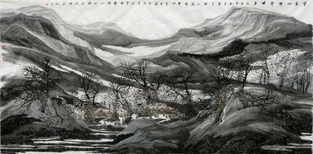 "情系厚土"李桂泱山水画品鉴会在石家庄市南山书院举行