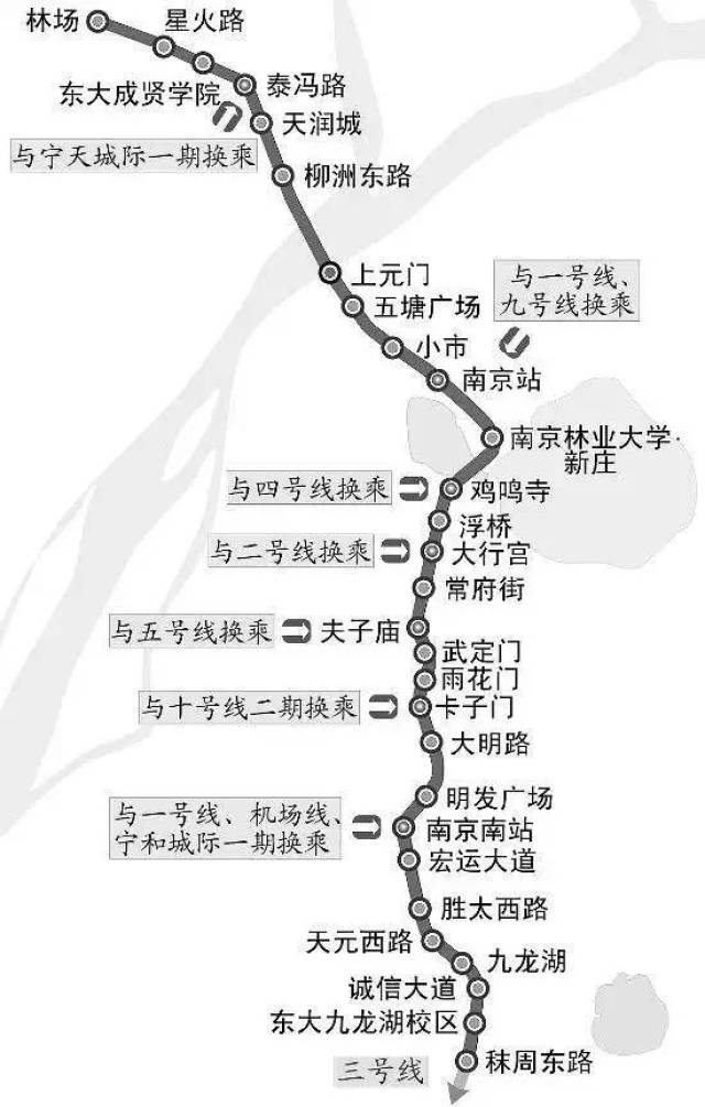 南京5号地铁线路图图片