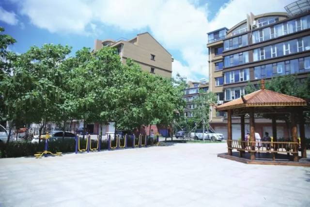 改造后的碧泉山庄小区