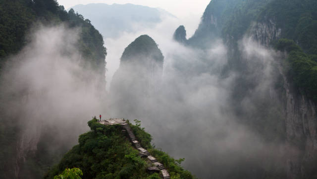 问天台 龙颂江 摄