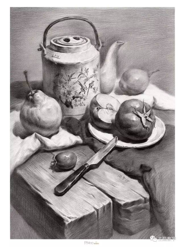 必考题●素描静物(杂物篇)