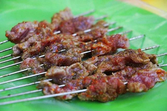 这是 特色三分熟牛肉小串