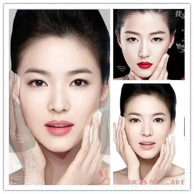 世界各地区女明星混合脸,热巴可儿和娜扎英龙华最漂亮