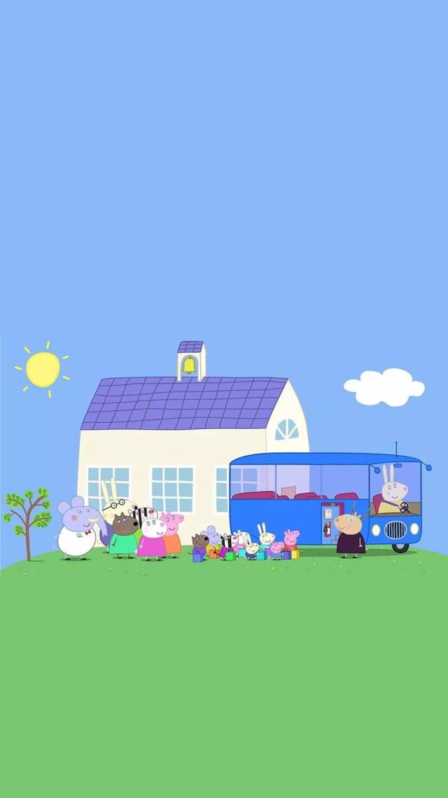 小猪佩奇系锁屏壁纸来袭,快快接住!