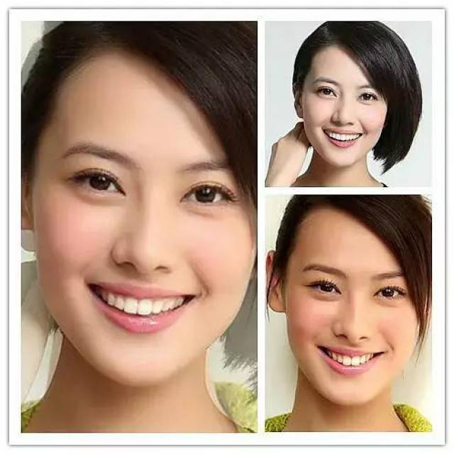 世界各地区女明星混合脸,热巴可儿和娜扎英龙华最漂亮