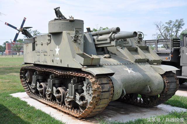 二战坦克 之 美国m7牧师自行火炮:战场上的布道者