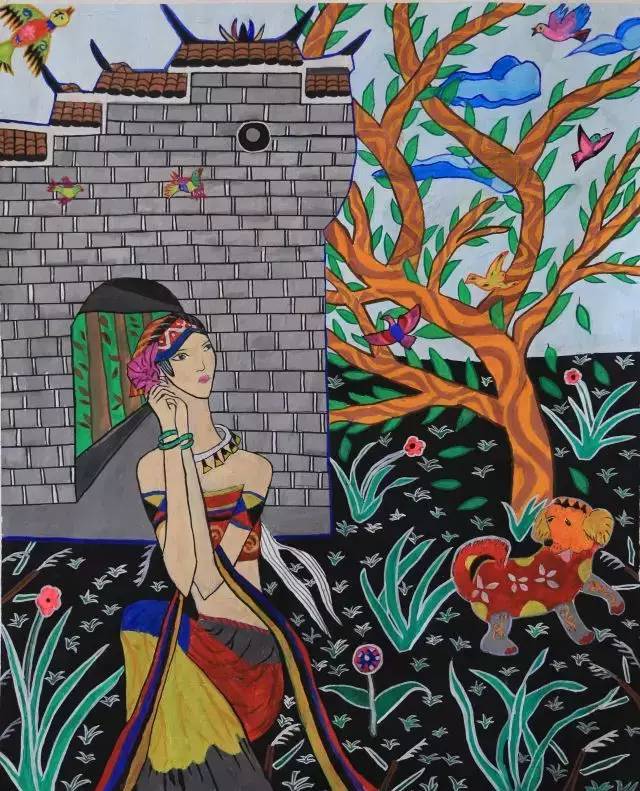 美艳了——这就是我们大方的农民画!【图组】