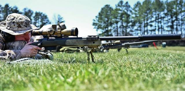 美海军陆战队制式武器——m40狙击步枪