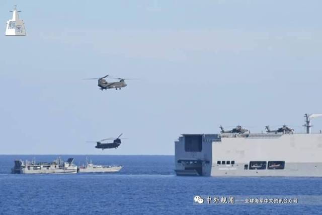 埃及海军西北风级两栖攻击舰与希腊在地中海展开联合演习_手机搜狐网