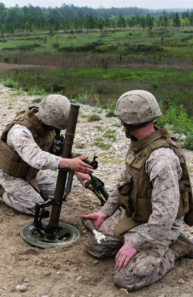 美国海军陆战队m224型60毫米迫击炮图鉴