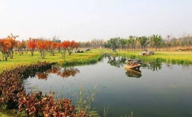 公园以小清河,哑叭河为骨架 以青春公园,湿地公园和房山公园为节点