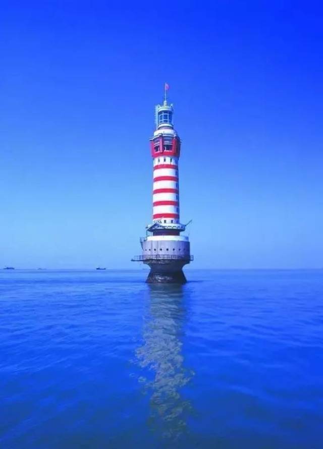 通了4g信号的大沽灯塔绝对是天津的海上地标