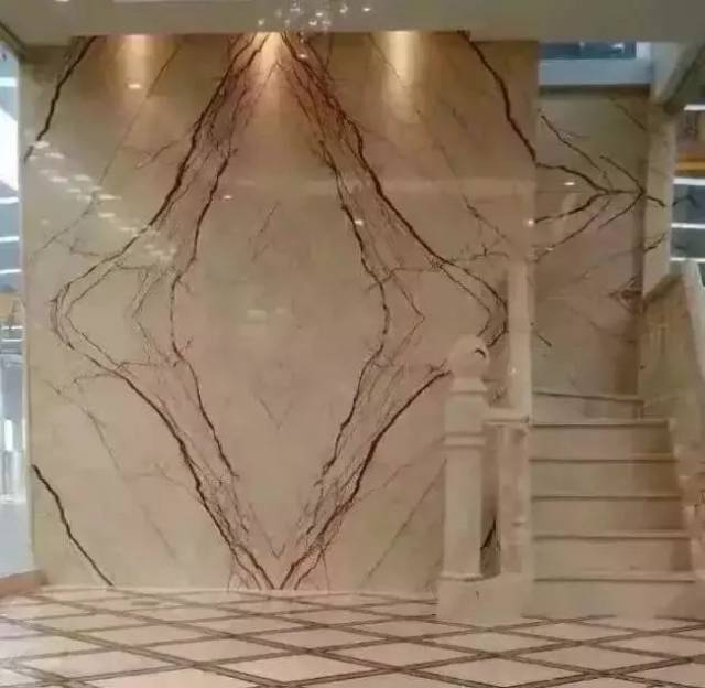 索菲特金大理石,地面、墙面、楼梯、背景墙.用